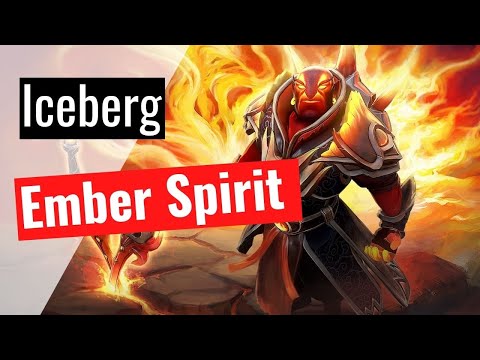 Iceberg Ember Spirit Full Gameplay