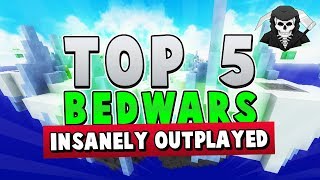 INSANELY OUTPLAYED! - Top 5 BED WARS PLAYS of the Week!