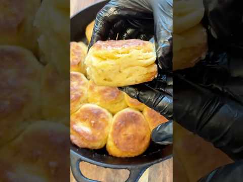 Fresh, fluffy, and full of flavor#recipe #biscuits #explore #blessed #BebeKitchen #shorts #recipe