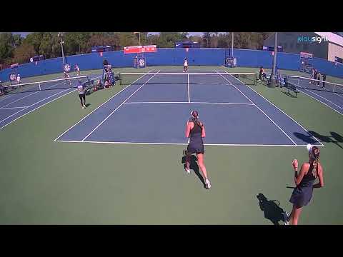 Adeshina Esther/Tomase Elza v. Alicia Dudeney/Bente Spee - doubles - Tennesse v. Florida