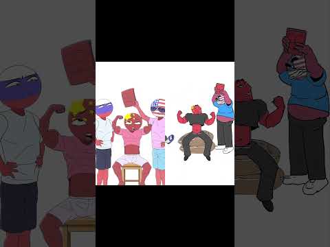 PLAY WITH YOUR ABDOMINAL MUSCLES 🔥 #countryhumans