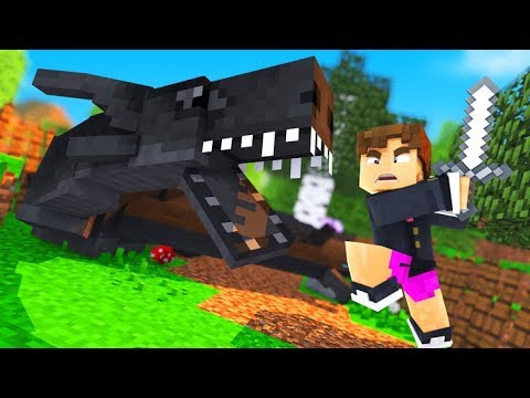Minecraft: MATEI O MAIOR DRAGÃO PROIBIDO ! - COMO TREINAR SEU DRAGÃO