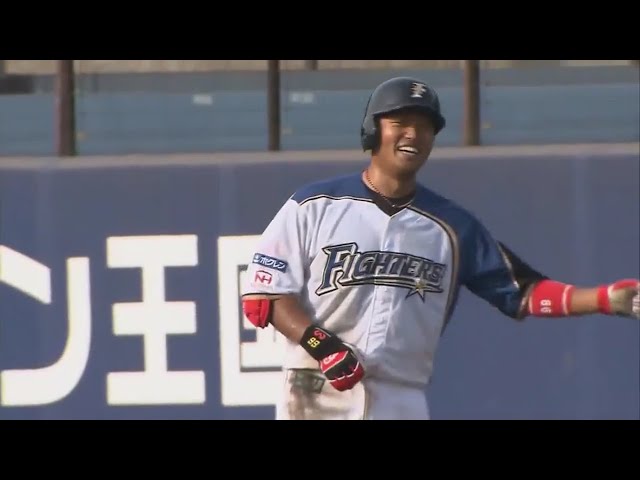 【ファーム】ファイターズ・大嶋がポテンヒットで4本目のヒットをマーク!! 2017/9/19 F-E(ファーム)