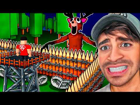 سوينا حصن ضد وحش الغزال في 99 ليلة في روبلوكس !!