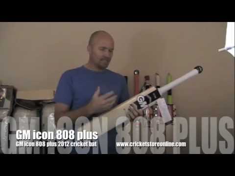 2012 GM icon 808 PLUS cricket bat with the bigger edges and profile