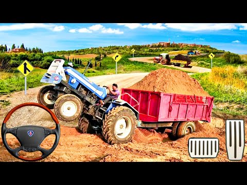 Offroad Real Cargo Tractor Trolley Farming Simulator Games - Android Gameplay