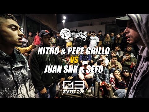 Nitro & Pepe Grillo 🇨🇱 🆚 Juan SNK & Sefo [CUARTOS] - G13 STREET CUP BY #4ELEMENTOS