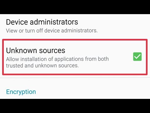 Samsung Mobile Enable Unknown Sources settings in Galaxy Note 4