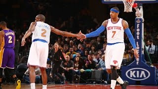 Carmelo Anthony - Iman Shumpert - Langston Galloway - Amar'e Stoudemire - New York Knicks