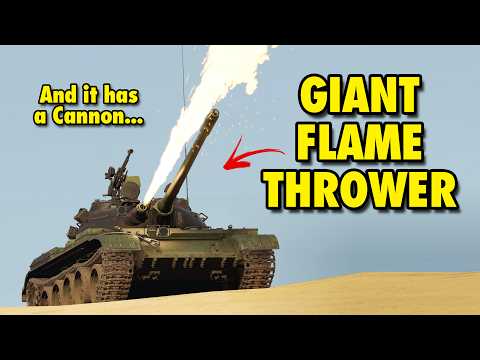 A POWERFUL tank with a FLAME THROWER - TO-55 in War Thunder