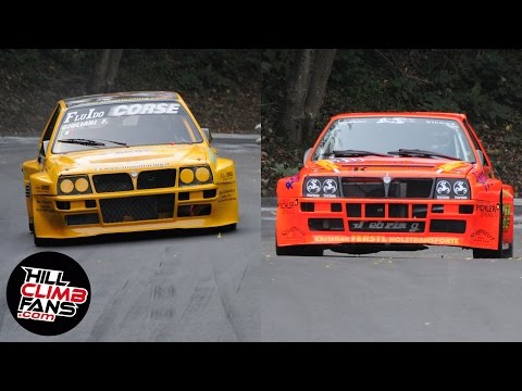 Lancia battle - Felix Pailer vs Fulvio Giuliani | Hill Climb Cividale 2008