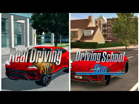 Real Driving Sim vs Driving School Sim - Lamborghini urus comparison