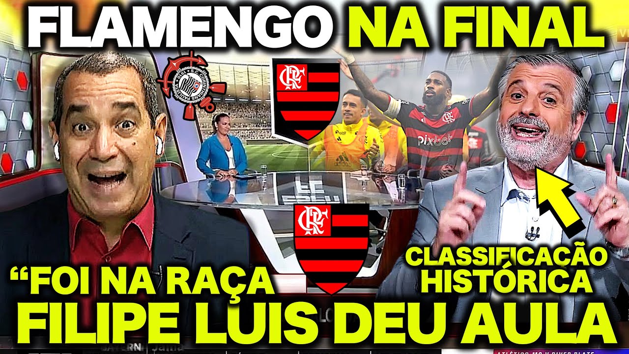 ZINHO RASGA ELOGIOS ao FLAMENGO ! O FLAMENGO DO FILIPE LUIS CALOU A NEO QUIMICA ARENA"