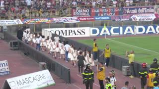 Piccolo Coro "Mariele Ventre" dell'Antoniano canta l'Inno d'Italia allo stadio Dall'Ara - 9.6.2015