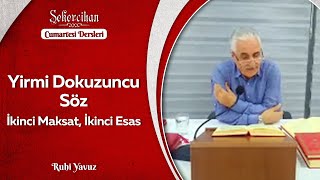 23 Eylül Risale-i Nur Dersi-1/Ruhi Yavuz