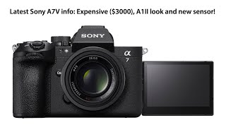 Sony A7V coming soon for $3000 and with new sensor tech?