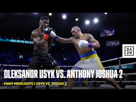 Video: Usyk volvió a derrotar a Joshua, retuvo los títulos mundiales de los pesados