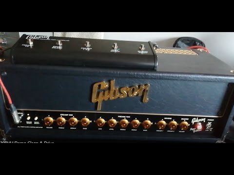 Gibson Super Goldtone GA-30RVH Amplifier Head and Original 5 way Foot Controller image 16