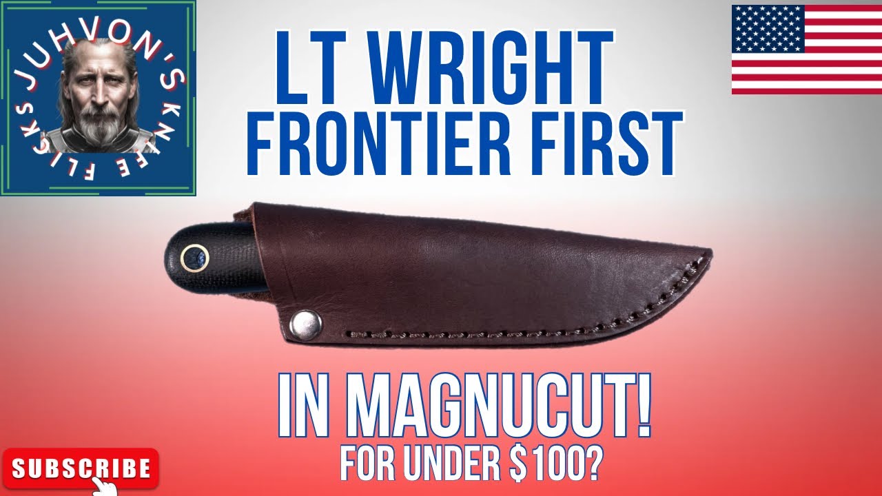 LT Wright Frontier First! A USA made EDC Fixed Blade Knife🇺🇸!
