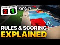 Pickleball SINGLES Rules Breakdown