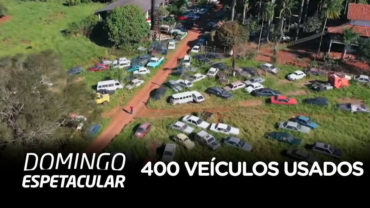 Maior colecionador de carros do Paraná tem 400 veículos usados