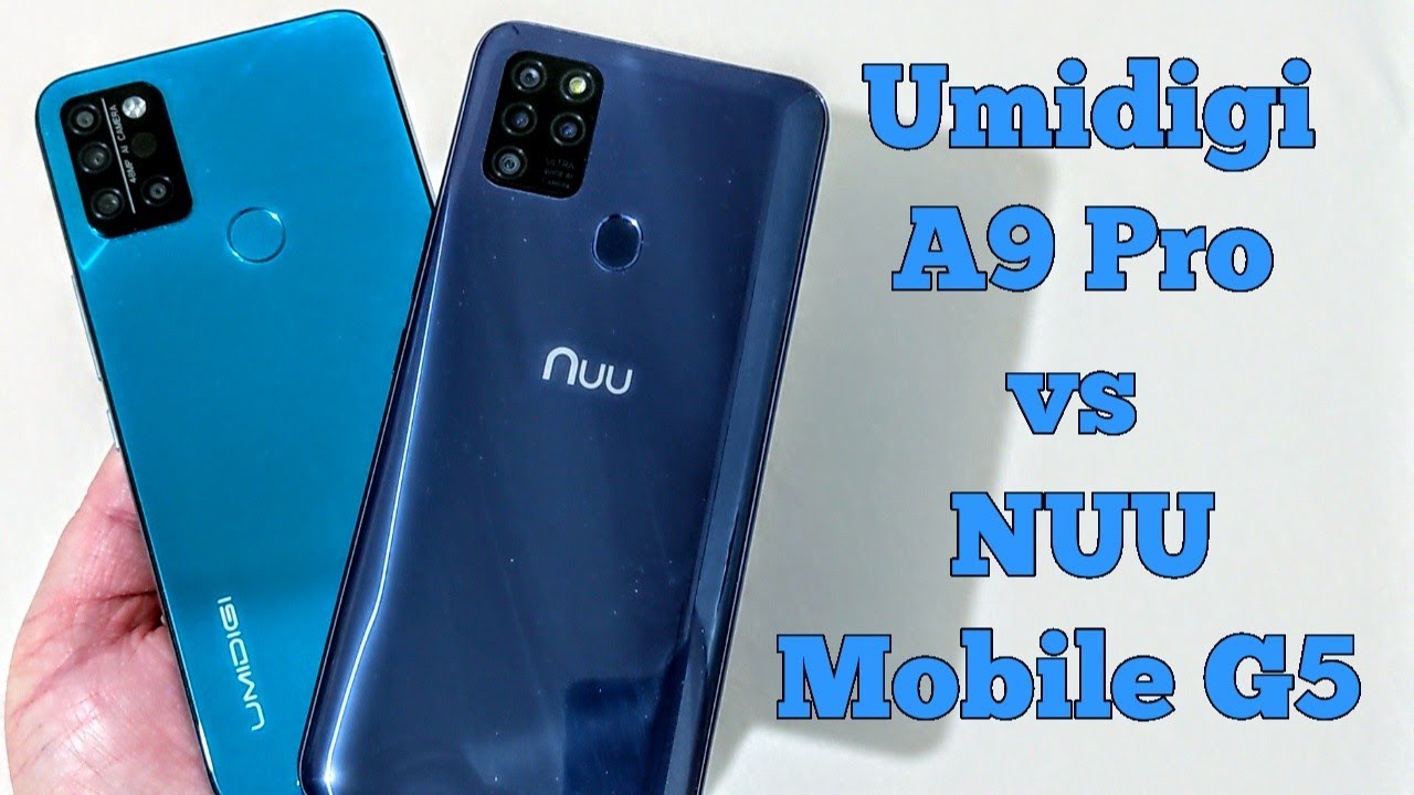 Umidigi A9 Pro vs NUU Mobile G5 - Speed Test Comparison!!!