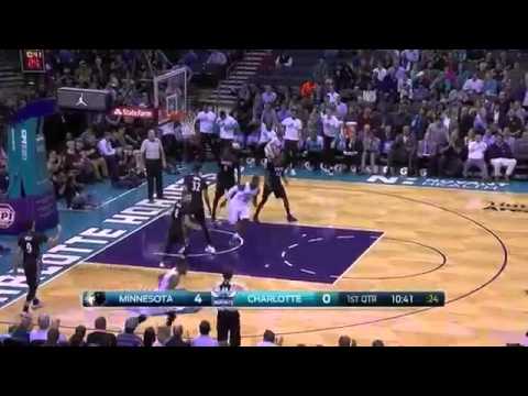 Kemba Walker vs Timberwolves (2016/03/07) - 34 Pts, 7 Rebs, 6 Ast, 12-20 FGM,  6-9 THREES!