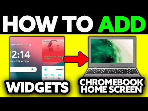 Come aggiungere widget alla schermata iniziale del Chromebook? (2025)