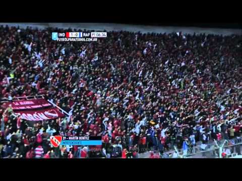 Gol de Benítez. Independiente 1 - Atl. Rafaela 0. Fecha 18. Primera División 2015. FPT.