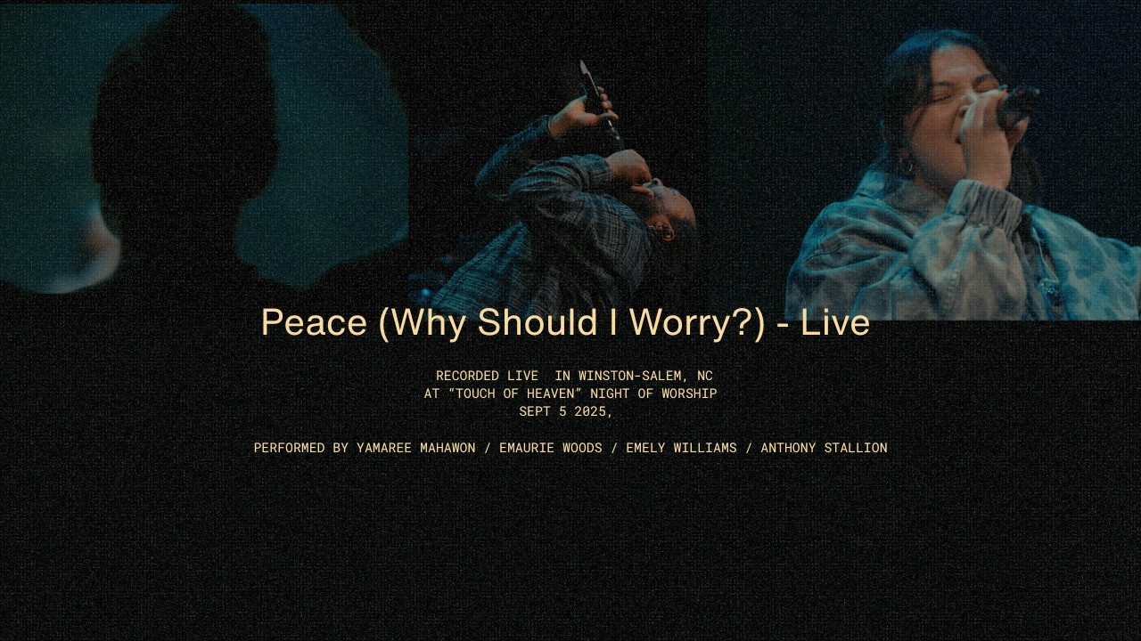 Peace (Why Should I Worry?) | Official Live Video | Yamaree Mahawon