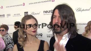 INTERVIEW - Jordyn Blum, Dave Grohl at Elton John AIDS Fo... video