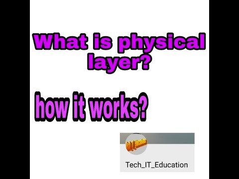What is physical layer?