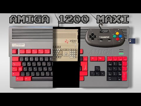 Building THE A1200 MAXI powered by THEA500 Mini (real keyboard & WB3.1!)