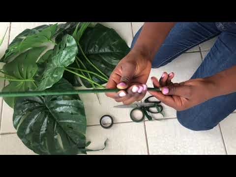 DIY Faux Plant - Quick, Easy and Inexpensive Decor || Zala's Creativity