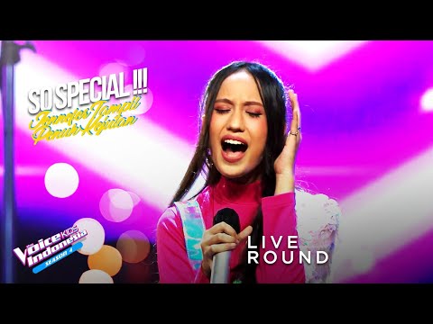 Jennefer - Titanium | Live Round | The Voice Kids Indonesia Season 4 GTV 2021
