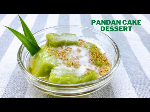 Pandan Cake Dessert Recipe (Banh Duc)