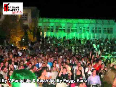 Vasilis Karras - Tha Mou Kleiseis To Spiti (Live Moni Lazariston) 6-9-10