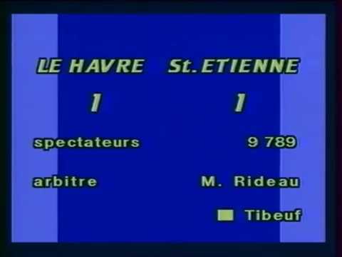 Le Havre 1-1 ASSE - 10e journée de D1 1987-1988
