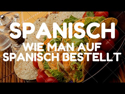 Wie man auf SPANISCH bestellt - TAPAS 🍤 🍗 🍖 SPANISCHE VOKABELN in einem RESTAURANT