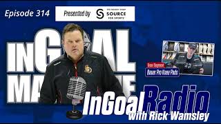 InGoal Radio Goalie Podcast Ep 314: longtime NHL Goalie and Coach Rick Wamsley