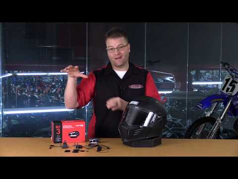 ChatterBox BiT3 Installation in Simpson MOD Bandit Modular Outlaw Helmet