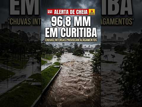 🚨Curitiba chuvas e enchentes atenção🚨#elnino #paraná