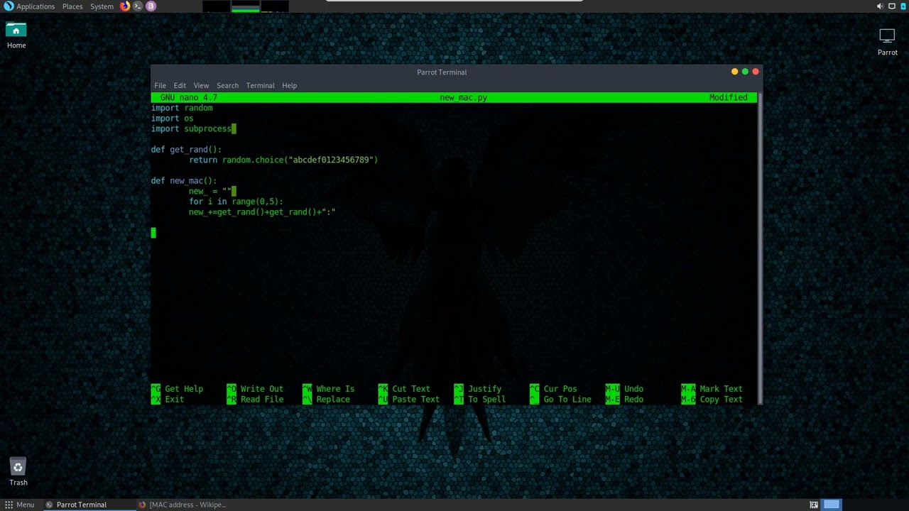 Python for Pentesters II - 9 - Spoofing your MAC Address with Python