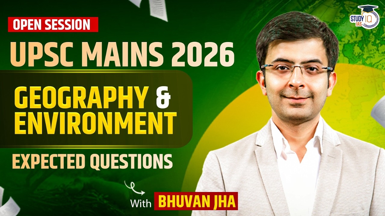 UPSC Mains Answer Writing Workshop | Most Expected Geography & Environment Questions | StudyIQ IAS
