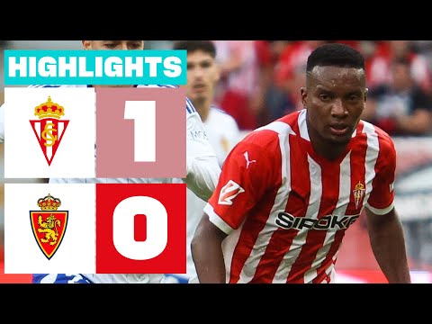 REAL SPORTING 1 - 0 REAL ZARAGOZA | RESUMEN LALIGA HYPERMOTION