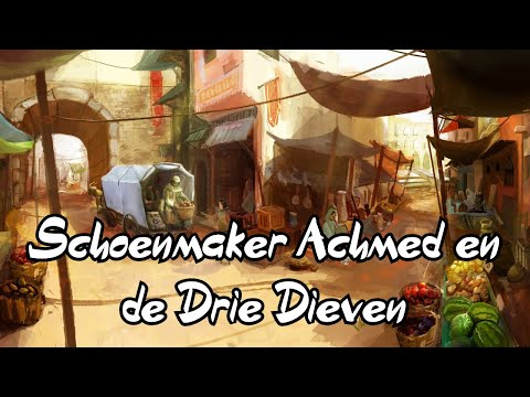 Avontuur in het Oude Ambacht: Schoenmaker Achmed en de Drie Dieven
