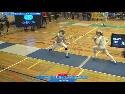 Sint Niklaas World Cup 2023 SWS - L64 - Sara Balzer FRA v Magda Skarbonkiewicz USA