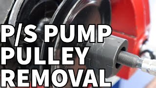 Power Steering Pump Pulley Removal