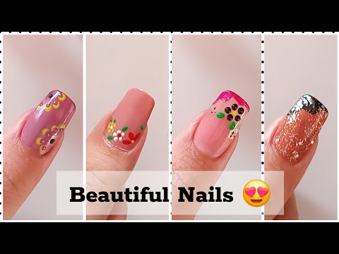 Easy Nail Art Designs/ Simple Easy Nails For Summer_ Diseño de Uñas 2024