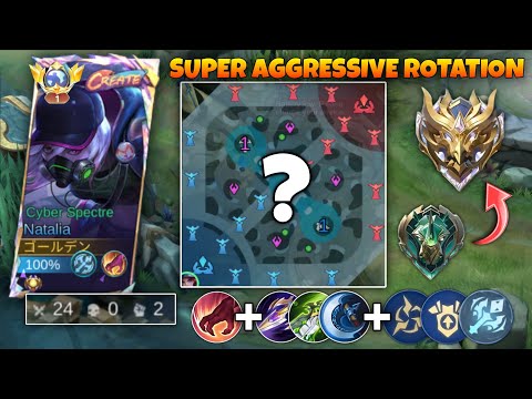 Natalia PERFECT Aggressive Rotation To Solo Carry Your Teammates 🔥 | Secret Tricks | Mobile Legends 